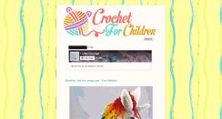 Desktop Screenshot of crochetforchildren.com